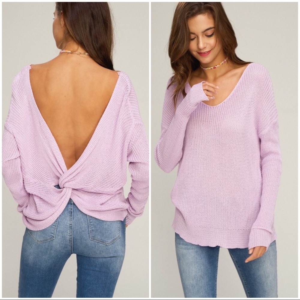 CLEARANCE-FIRM‼️5 🌟 Knotted up Pullover - Picture 2 of 2